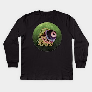 Jelly Eye (green) Kids Long Sleeve T-Shirt